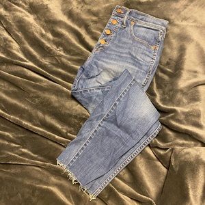 Madewell High Rise Skinny Crop